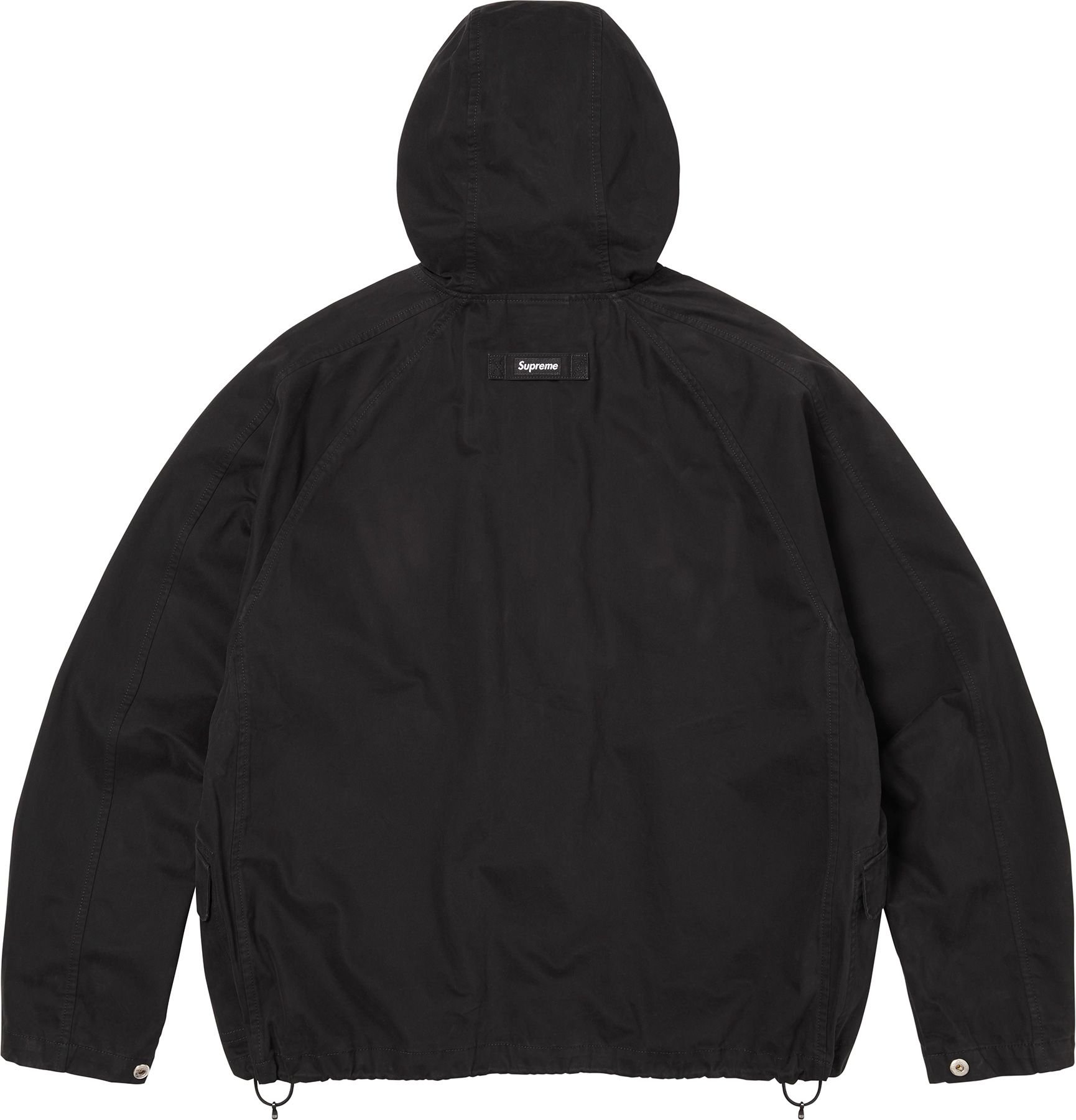 Hooded Raglan Jacket view 11